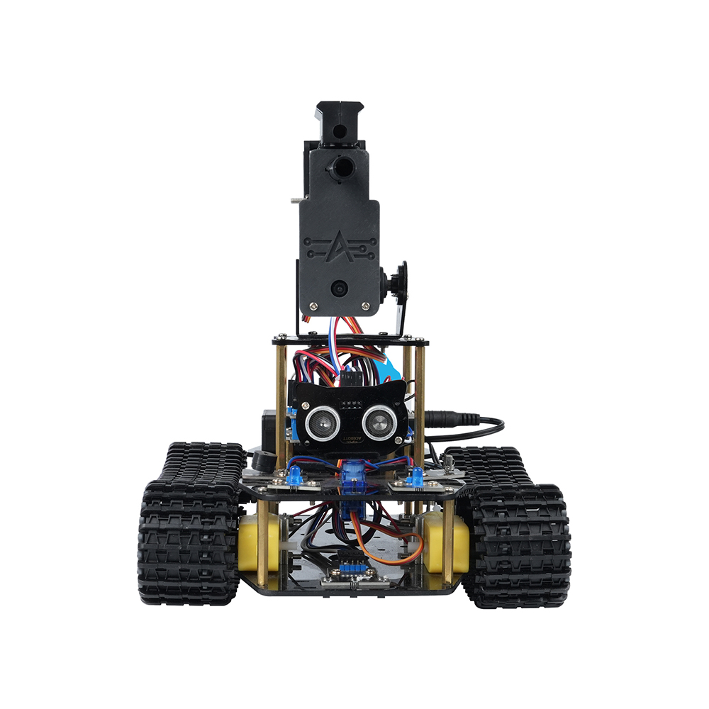 DIY Battle Robot Tank Car Kit Camera Mount Coding Project STEM Learning Gift for Kids Teens Beginners for Arduino