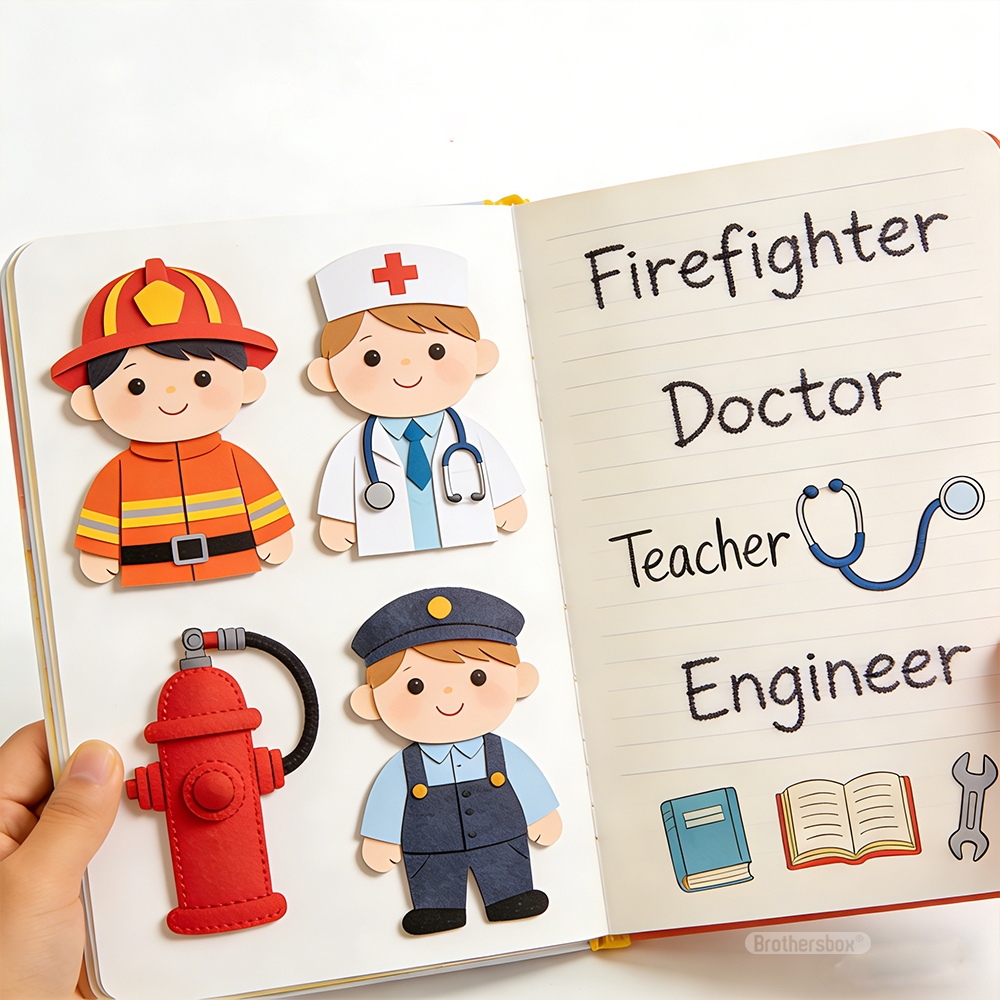 Hot Sale Learning Toys Early Educational Quiet Book Custom Cardboard Busy Book for Toddlers Activity Busy Book With Pen Games