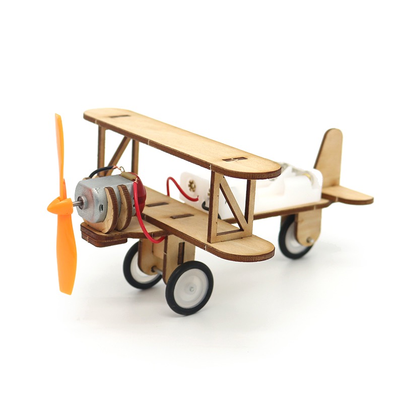 DIY Educational STEM Toy Kids' Aircraft Plane Science Experiment Interactive and Fun ICs Product
