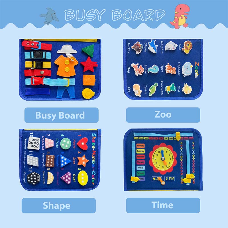 Preschool Montessori Toys Educational Toddler Toys Learning Busy Board for Toddlers