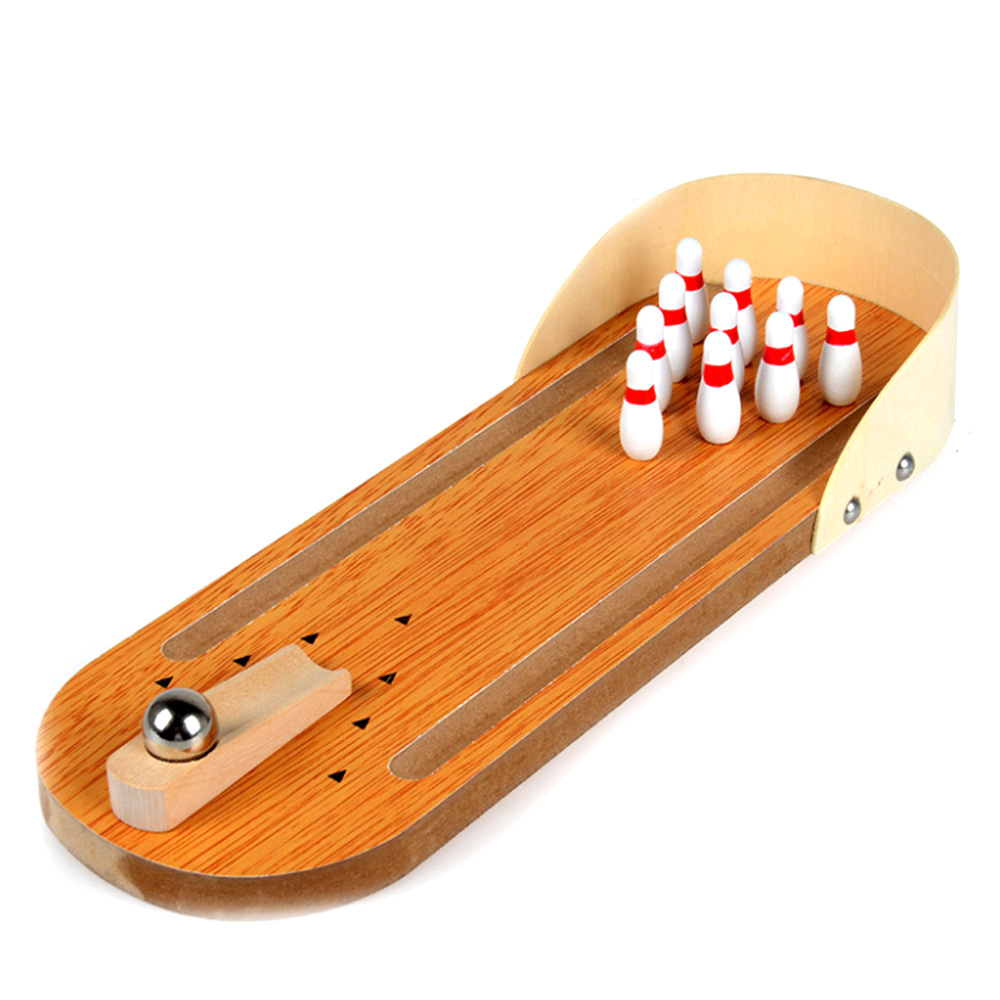 Wooden Bowling Set