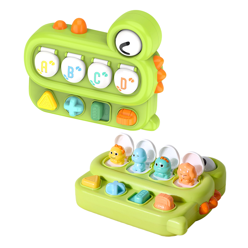 Abeien Dinosaur Puzzle Game Box Montessori Sensory Activity Board Toddlers (Ages 2-3) Early Learning Toy Color Recognition Fine