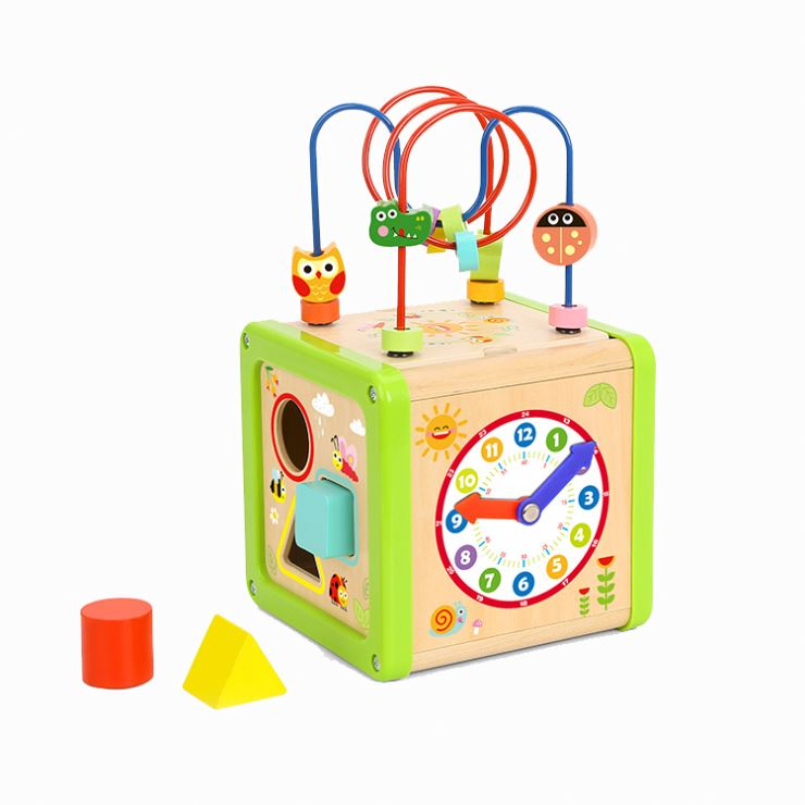 Wooden Educational Toy Centre for Kids Play Cube 2024 New