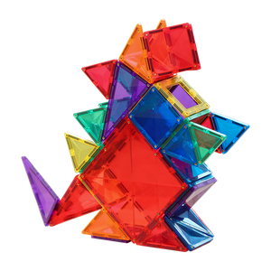 3D Educational Magnetic Tiles 100pcs Magnet Building Blocks Educational Toys Set for Kids