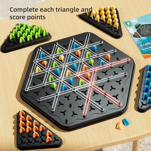 NEW Triangle Strategic Board Game Chain Chess Enhances Memory And Logical Reasoning Abilities Toy