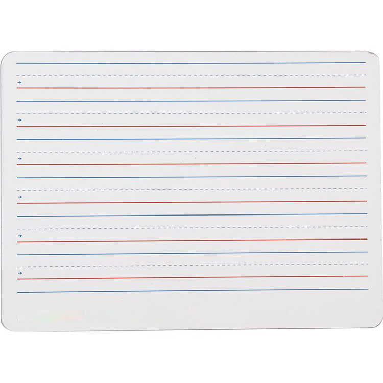 OEM Factory Wholesale Classroom Students Lapboards 9x12 Double Sided Dry Erase Bulletin Learning Boards Red Blue Message Board