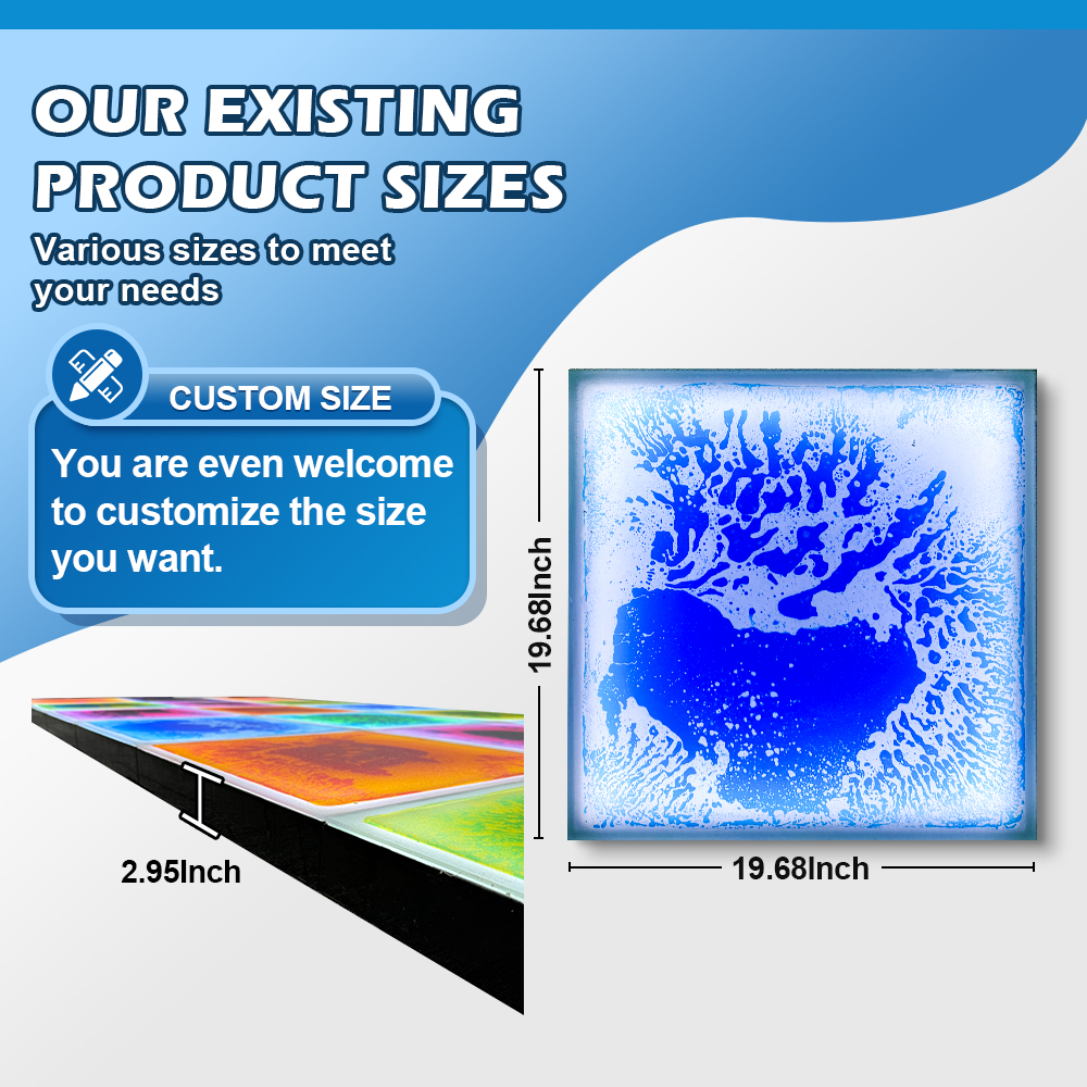Squeeze Toys for Learning and Interaction in Children with Autism, Children's Mats, LED Color Changing Luminescent Tiles