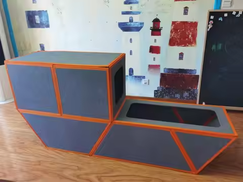 The Montessori Teaching Aids Are Suitable For Children To Build And Assemble An Intellectual Game Room By Themselves