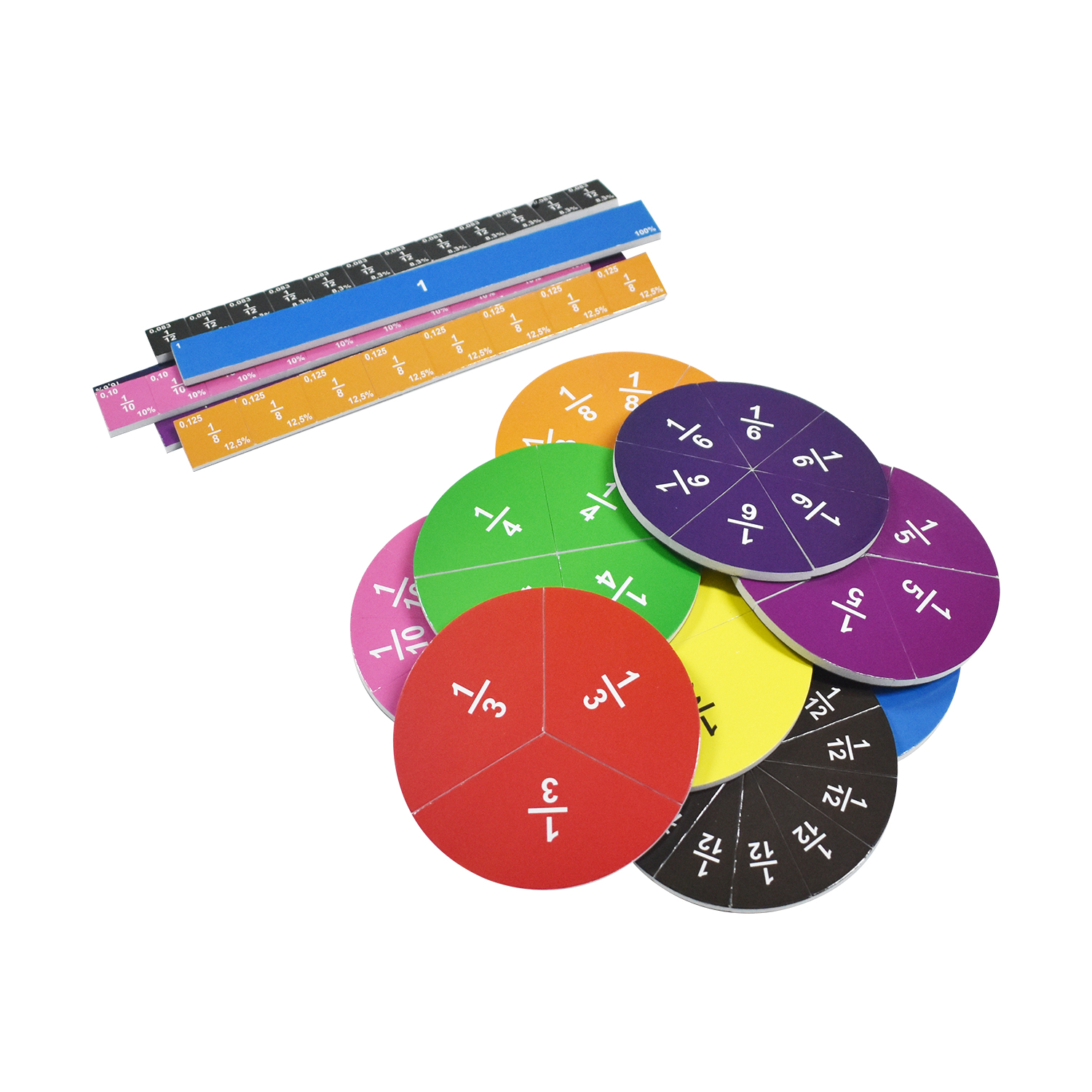 Innovative Fraction Learning Kit Magnetic Board Set to Master Fractions Complete Educational Toy for Children's Math Development