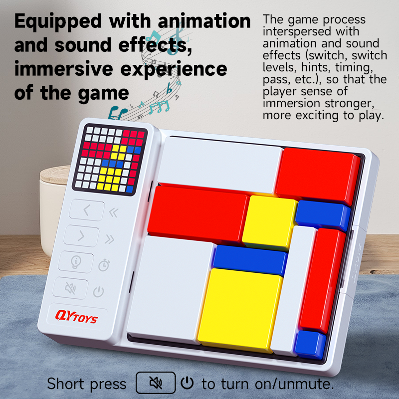 Hot Sales Qiyi Super Blocks Pattern Matching Puzzle Logical Brain Smart Puzzles Interactive Game Educational Toys for Kids
