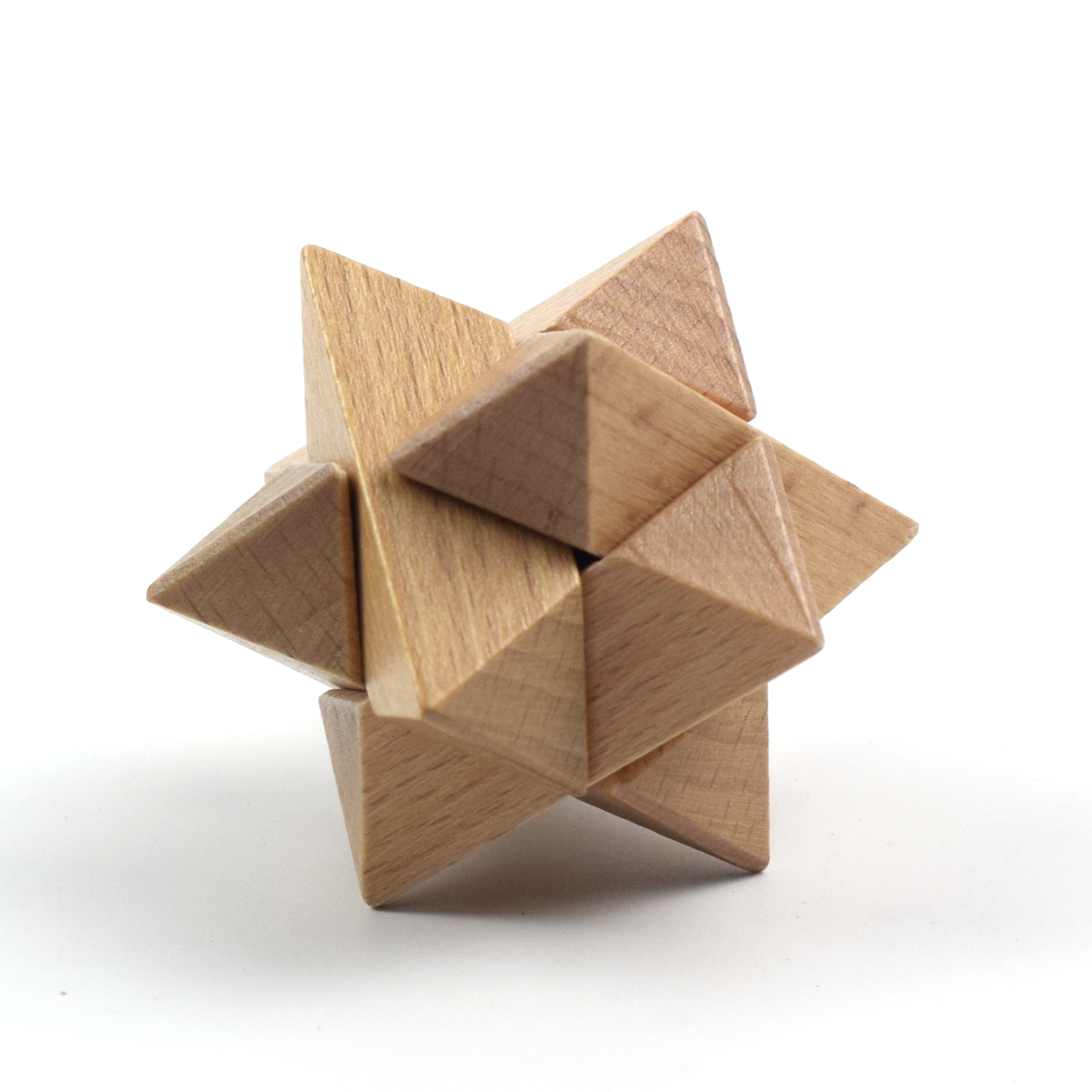 Adults Games Gifts Wooden Star Cube Puzzle Game Brain Teasers of the Logic Solutions IQ Games