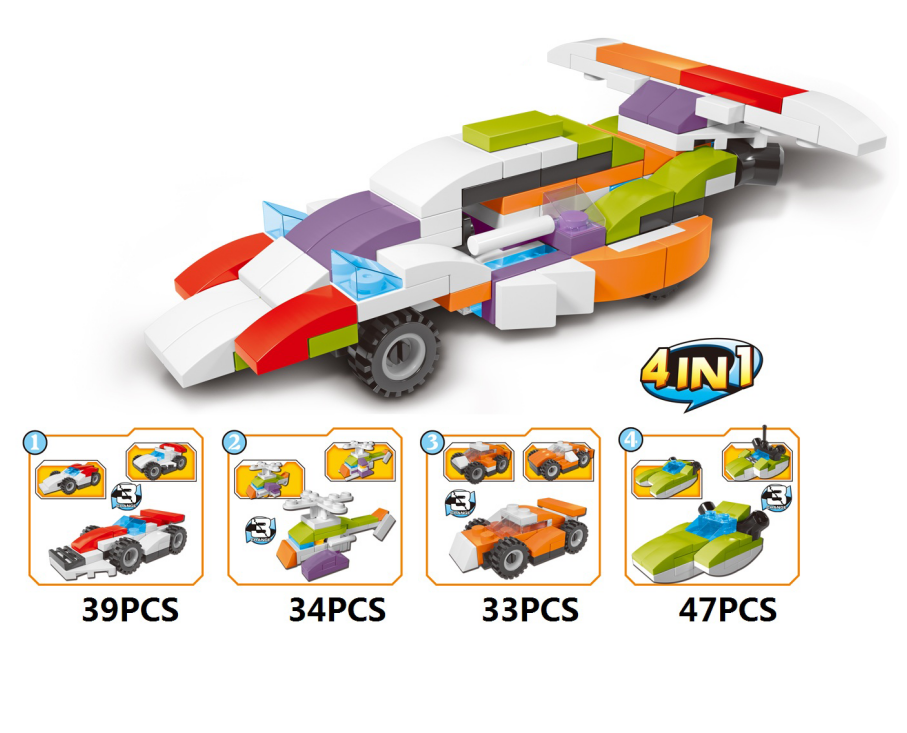 24 Packs Educational Toys Building Block Sets, Classic Colors DIY Building Toys for Creative Play, STEM Innovation Education Kit