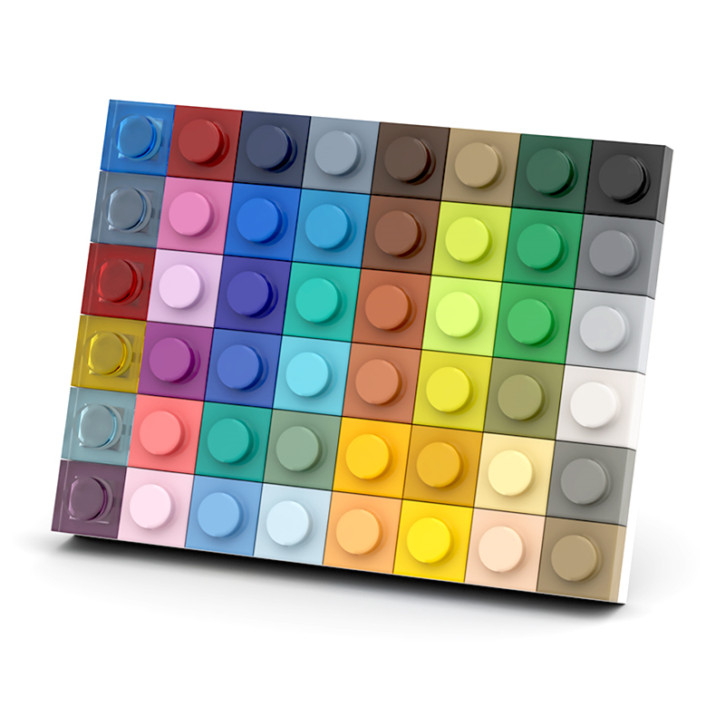 Bebricks Building Parts Series 3024 Building Block Parts Plate 1x1 Toy Bricks Part for Kids DIY Model 1*1 Plate Sets