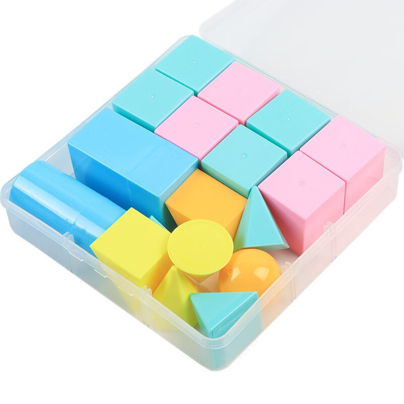 Teaching Resources Classroom Display Cube Math Teaching AIDS Geometry Square Building Blocks Primary School ABS Plastic