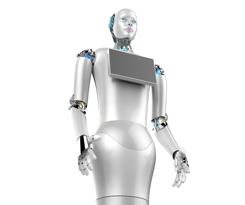AI Intelligent Humanoid Business Welcome And Reception Robot