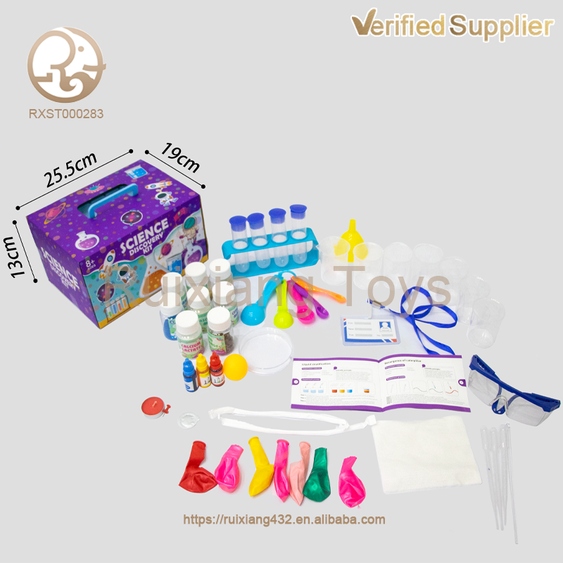 Factory Supply Educational DIY STEM Chemistry Experiments Fun Science Toys for Children Box Set Plant Shape Playing Function