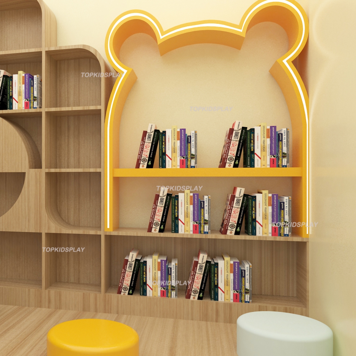 Customizable Kids Construction &amp; Engineering Play House with PVC &amp; Steel Materials for Educational Pretend Play 5 Users Capacity