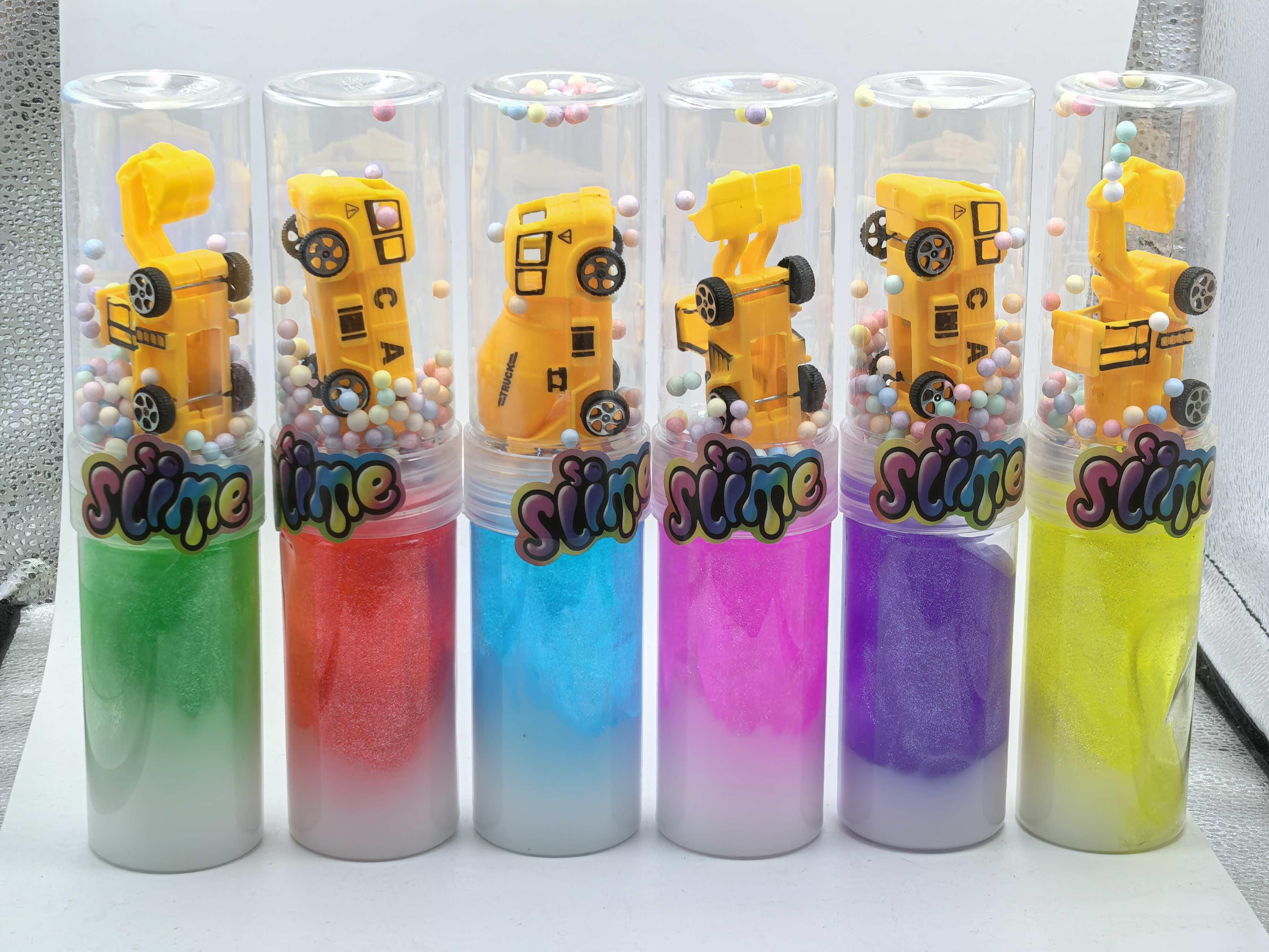 Construction Vehicle Toy Crystal Slime DIY Educational Toy