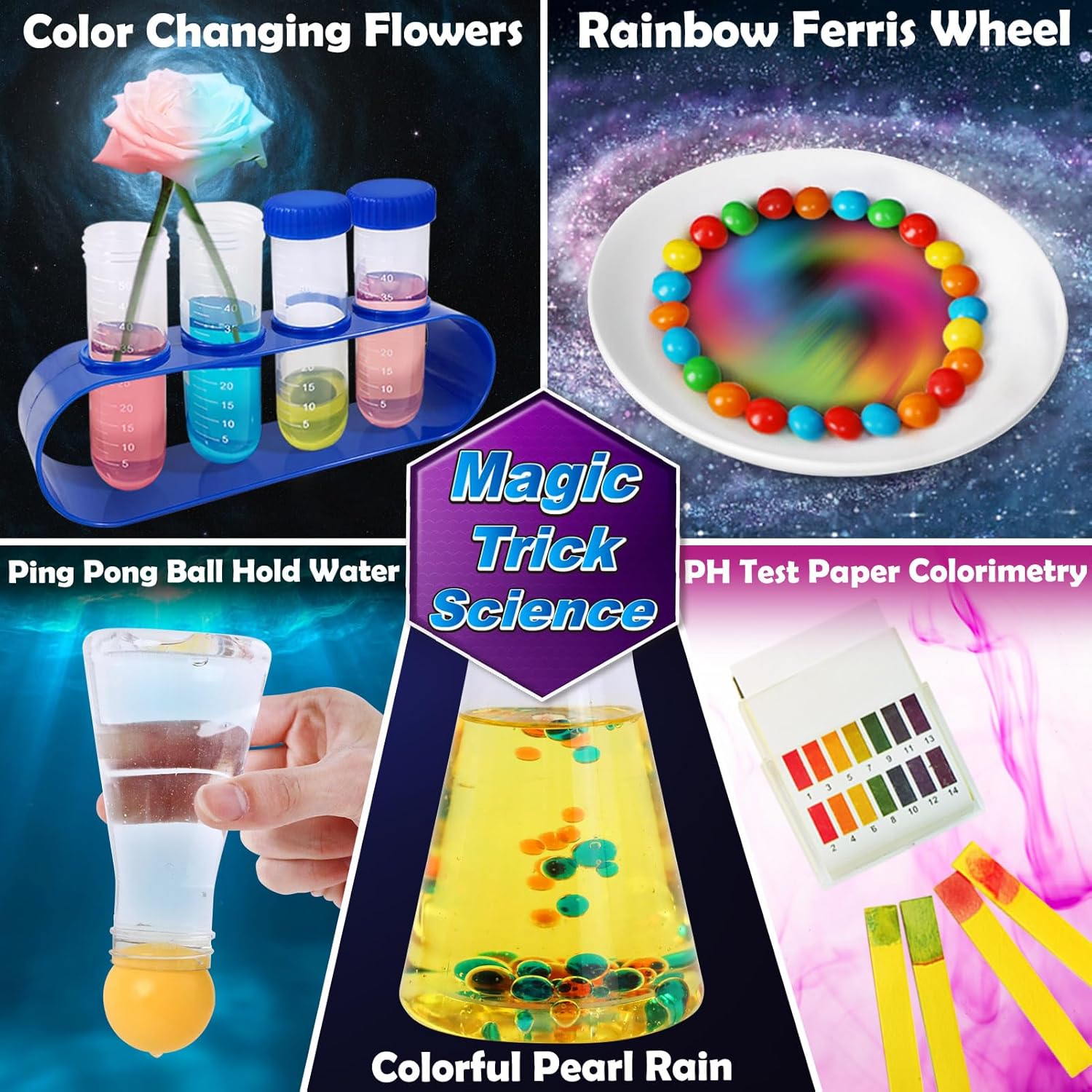 150 Experiments Plush Science Kits For 7-9Y Kids Steam Educational Project Toys Unisex Birthday Gifts Volcano Chemistry Lab