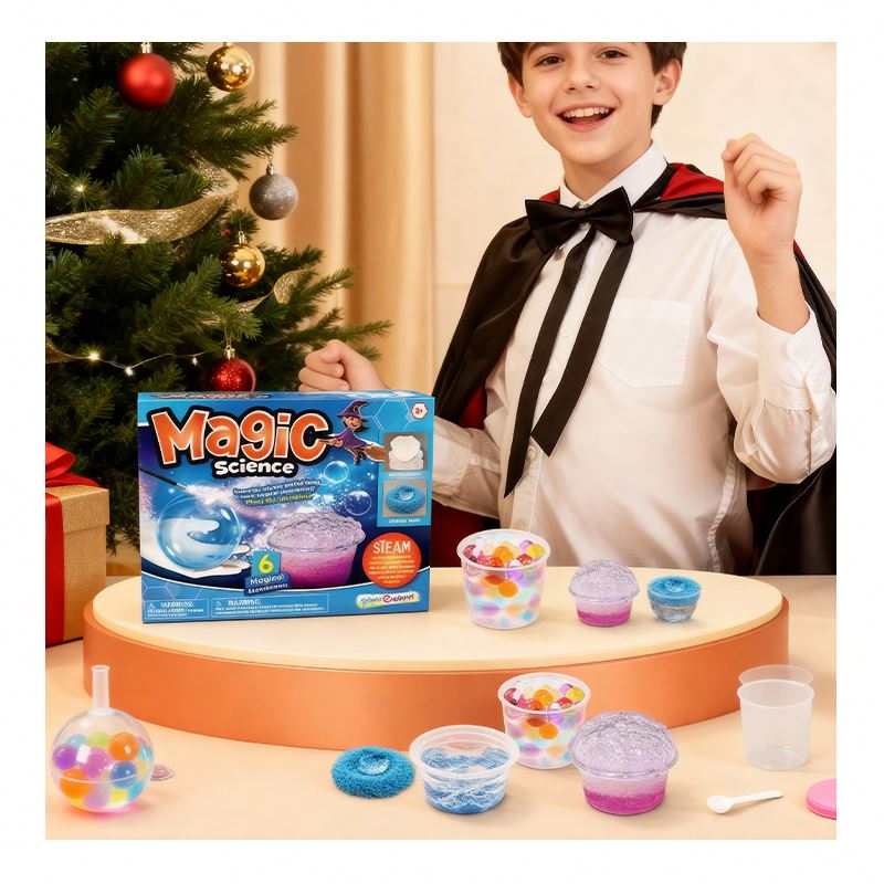 Creative STEM Science Laboratory Kit Kids Educational Chemistry Toy Hands-On Safe Learning Fun Discovery Reaction Experiments