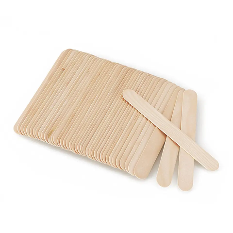Natural Color Wooden Craft Sticks for Unisex Customizable Educational DIY Toys for Creative Handicrafts