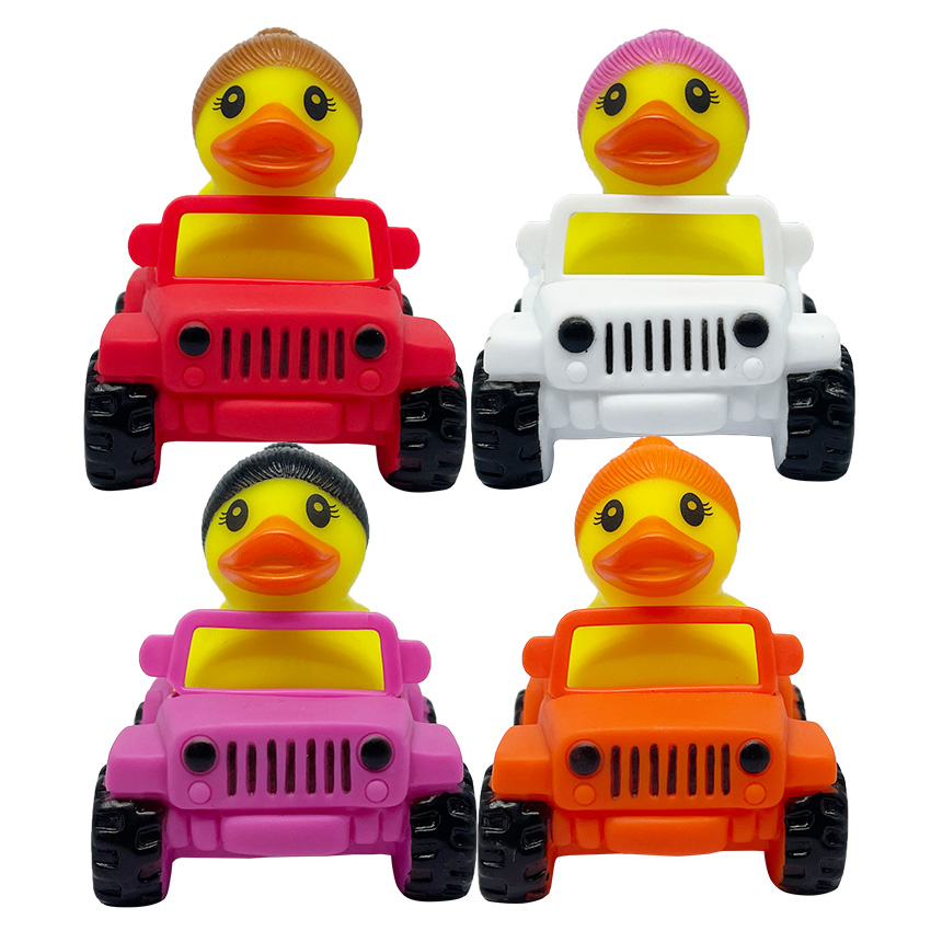 Mixed 32PCS Jeep Rubber Duck Assorted Bulk Wholesale Promotional Gift 32Pack Float Bath Toy
