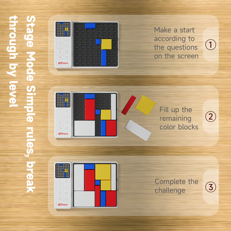 Hot Sales Qiyi Super Blocks Pattern Matching Puzzle Logical Brain Smart Puzzles Interactive Game Educational Toys for Kids