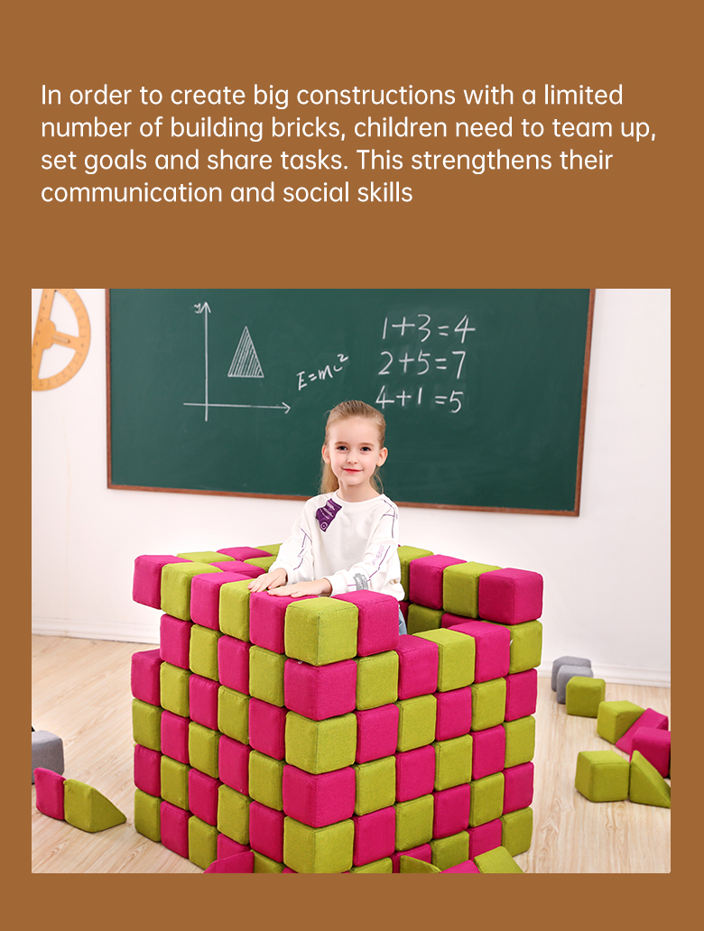 Ropecube Magnetic Fabric Blocks for Toddlers Indoor Soft Play and Learning, Safe Building Toys for Kids and Preschool Activities