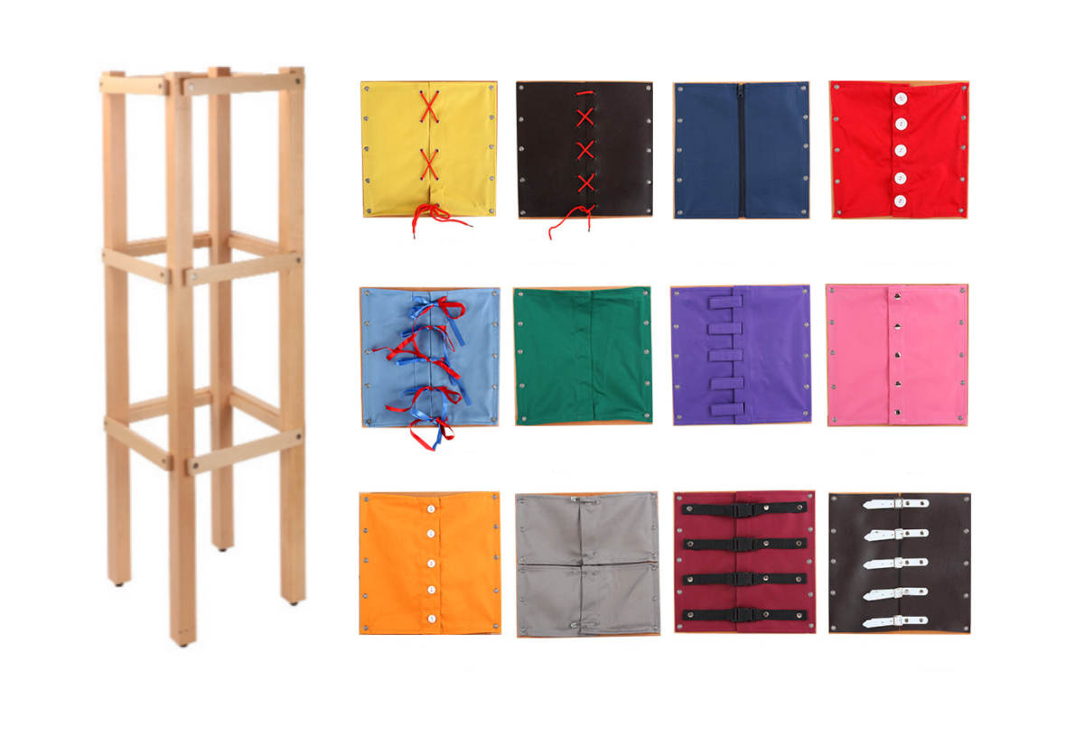 88pcs Montessori Wooden Infant Sports Sensory Teaching Science Education Puzzle Early Learning Toys Set