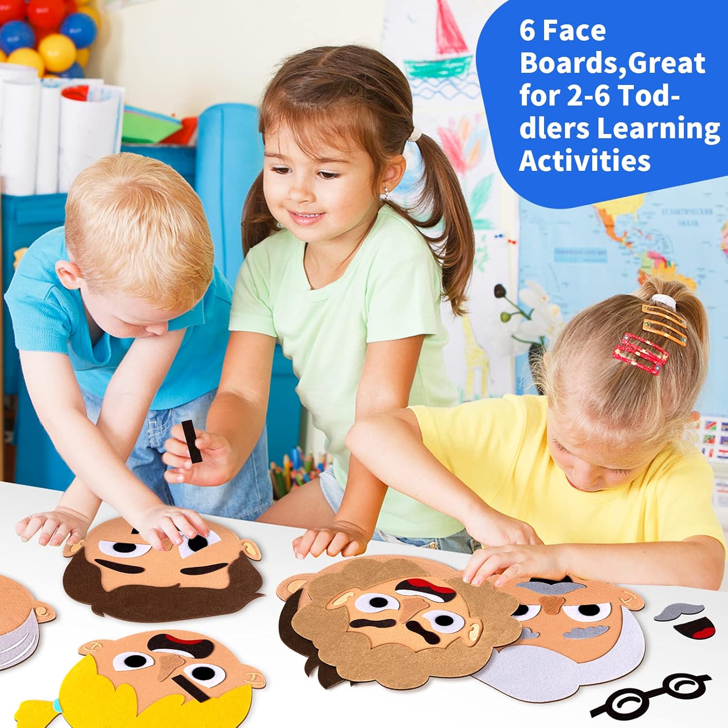 Custom Felt Sensory Board Games Social-Emotional-Learning Activities for Kids 6+ Autism Educational Speech Therapy