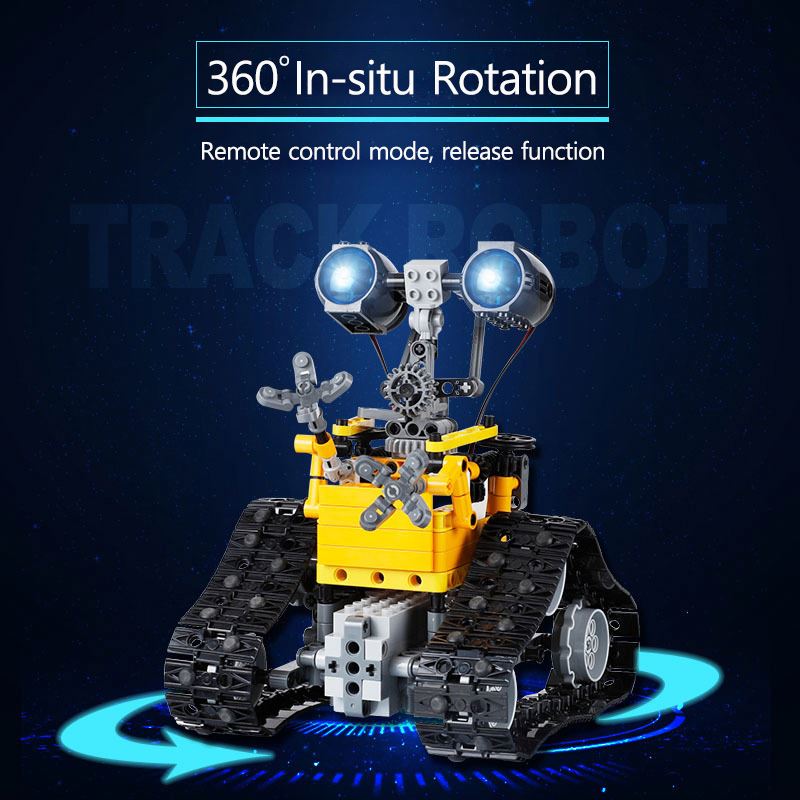 Coding Robot STEM Toy Robot Building Toys for Kids Remote APP Controlled