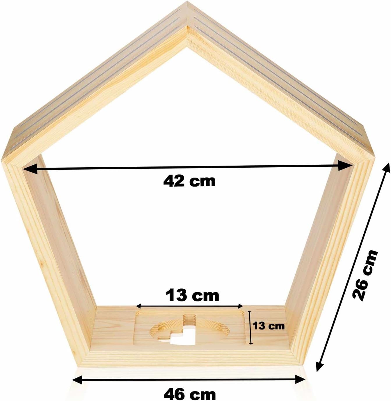 Pentagon Music Box Shelf For Children Magnetic Storage Toniebox Stand Starter Kit Home Decor Toniebox Wall Shelf For Bedroom