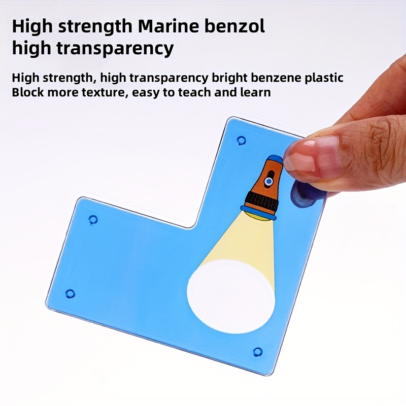 Kids 5 to 7 Years Puzzle Board Game STEM Strategy Set 60 Challenges Logical Thinking Plastic Interactive Educational Toy