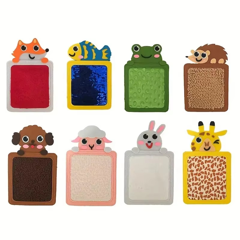 8pcs One Set Multi-functional Animal Sensory Pads, Montessori Sensory Toys for Children, Hand-eye Coordination Educational Toys