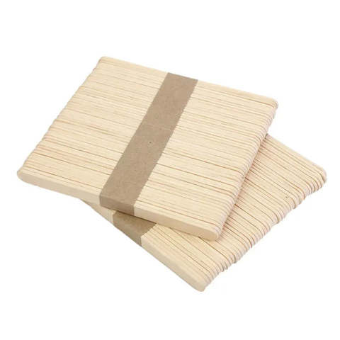 Natural Color Wooden Craft Sticks for Unisex Customizable Educational DIY Toys for Creative Handicrafts