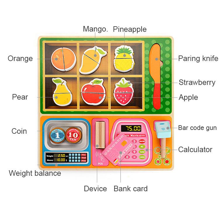 2020 Hot Wooden Educational Toys Double Heat Transfer Printing Wooden Educational Toy