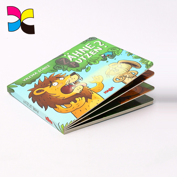 Eco-friendly Custom Printed Children Cardboard Board Book Printing On Demand