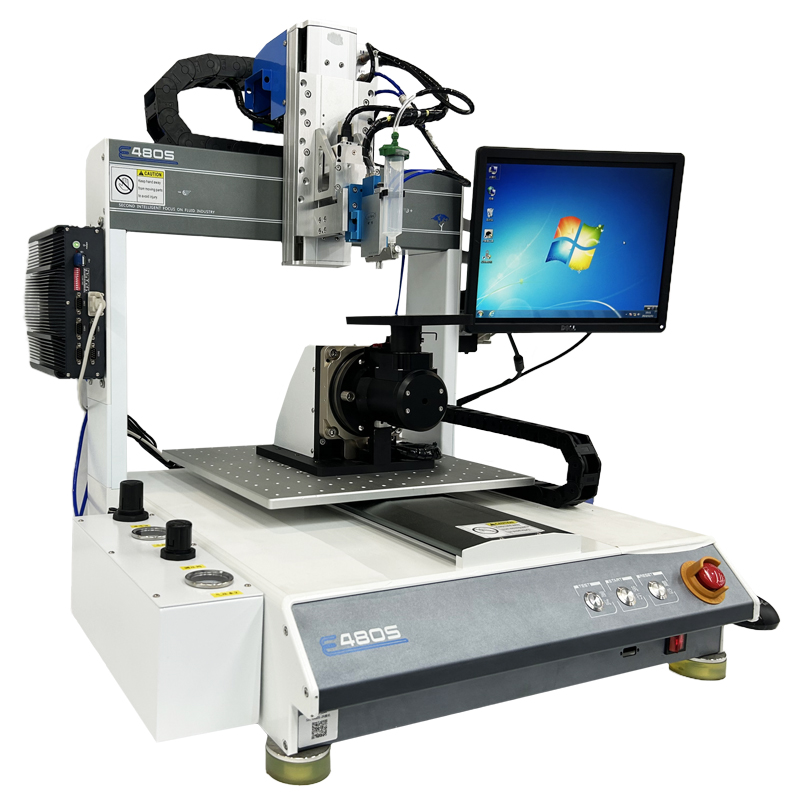 5 Axis Desktop High Precision Ccd Visual Automatic Epoxy Resin Liquid Silicone Adhesive Glue Dispenser Dispensing Machine Robot