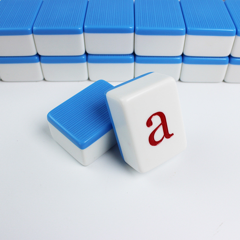 English Alphabet &amp; Words Mahjong Tiles Children's Educational Board Game for Brain and Logic Training