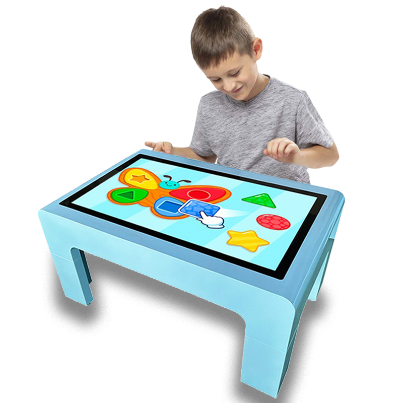 Interactive Teaching Touch Table For Kids With Colorful Learning Cases, Educational Play Table For Children's Early Learning