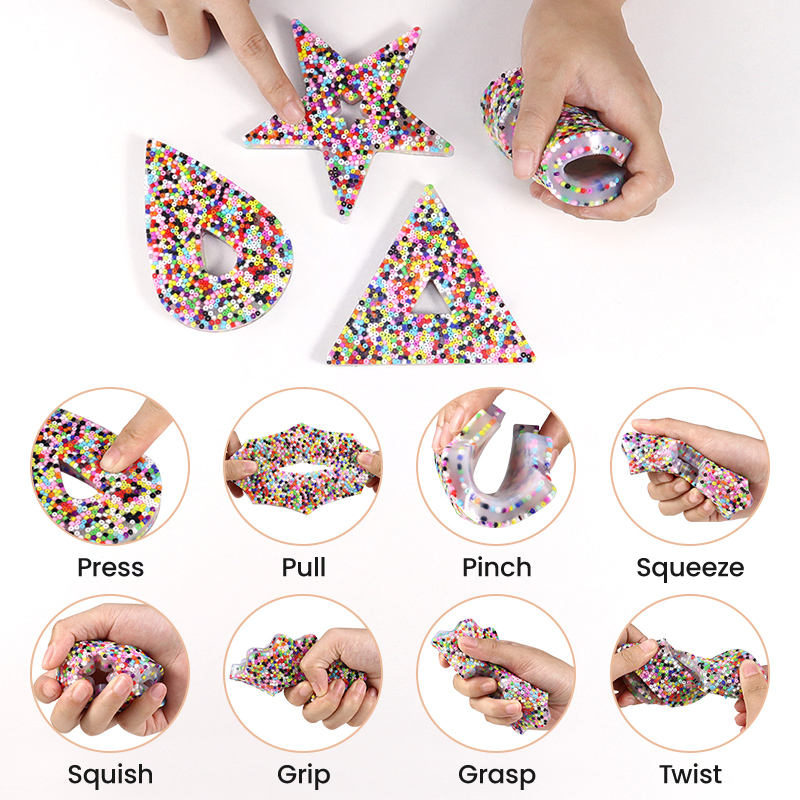 Stress Relief Interactive Calming Skin Picking Fidget Toys, Sensory Picking Pad for Anxiety, DIY Making Relaxing Picky Party Pad for Kids&Adults