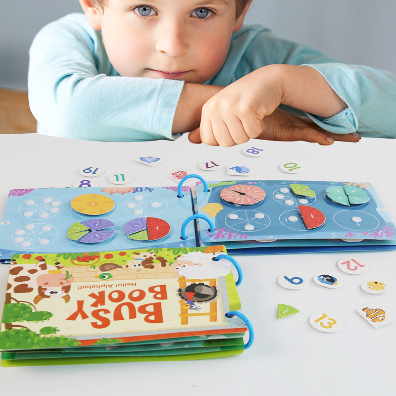 Montessori Inspired Educational Toys Preschool Kindergarten Learning Busy Book With Sticker Activities For Kids Picture Books