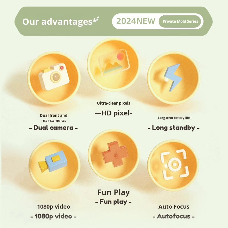 Wholesale Price Kids Camera Selfie Kids Camera Toys Children's Digital Camera Gift For Boys Girls Digital Camera