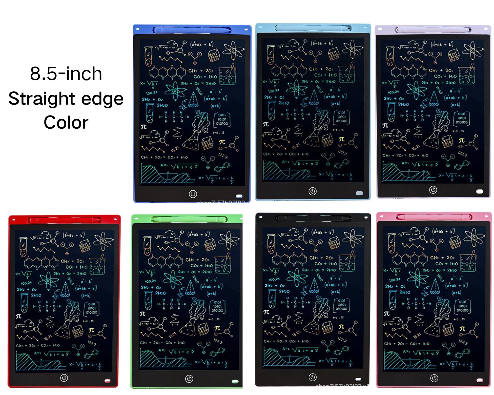 8.5 10 12 16Inch Electronic Digital Writing Color Screen Kids Lcd Memo Pad Erasable Writing Tablet Children's Puzzle Toys
