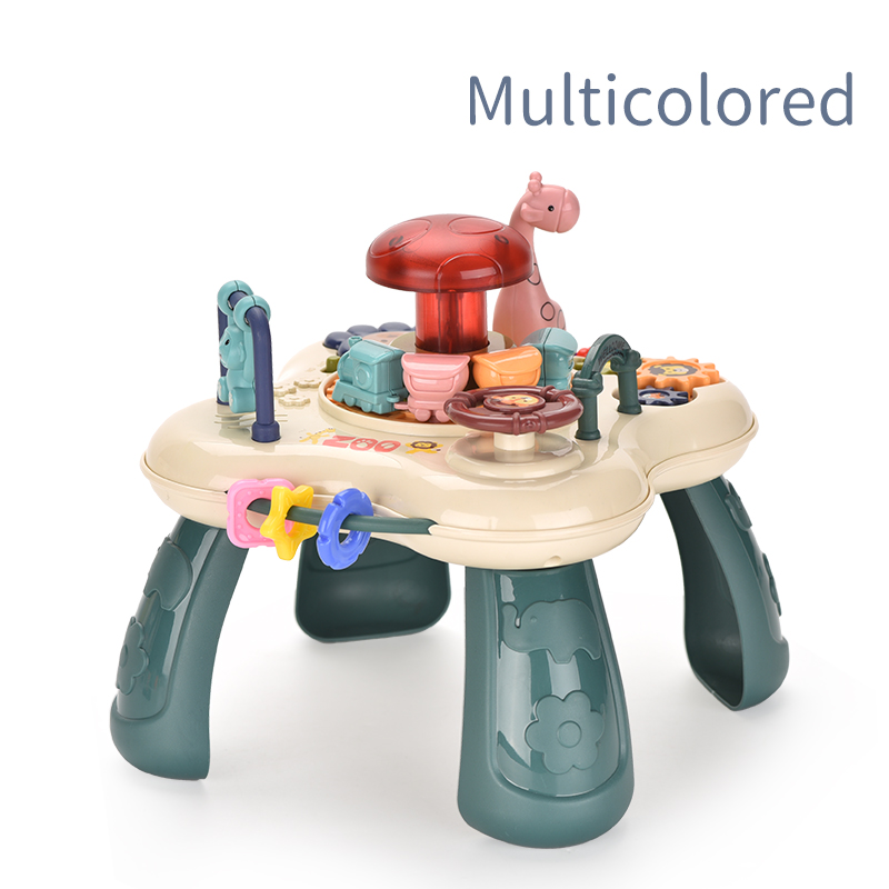 Kids Educational Animal Baby Learning Game Table Toys Multifunctional Fun Table Toy for Kids with Music Light