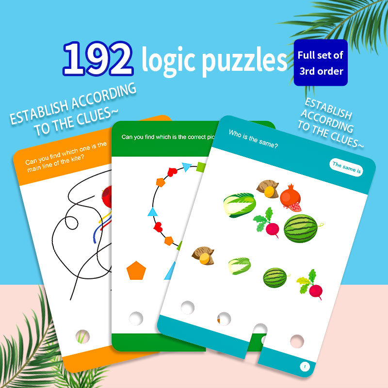 Wholesale Fun Montessori Toys Kids Educational Logic Key Puzzle Game for Enlightening Toddlers' Thinking and Intelligence