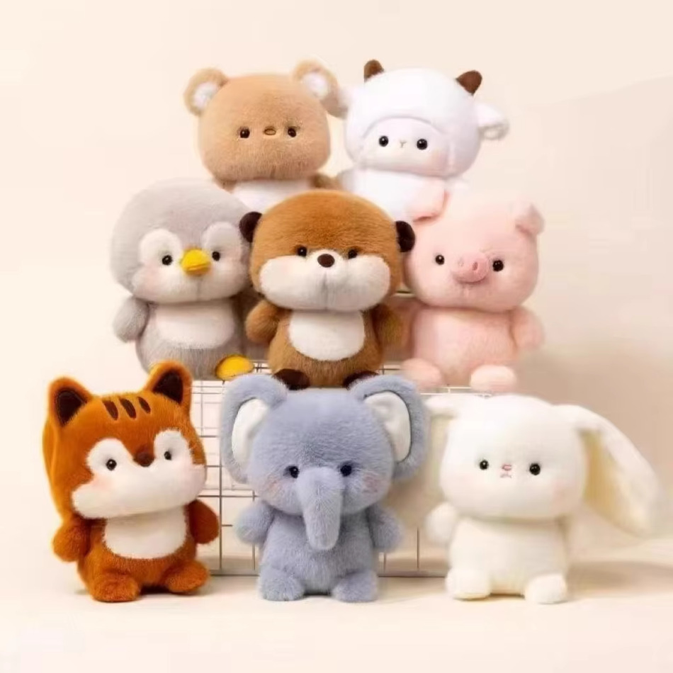 Wholesale Cute Stuffed Elephant Doll Toy Comfort Stress Relief Learning Buddy Small Animal Plush Toy