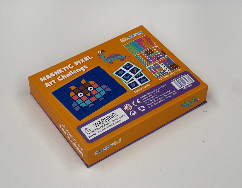 Customized Montessori Construction Toys Magnetic Pixel Art Challenge Interactive Learning Puzzles for Kids Ages 3-6