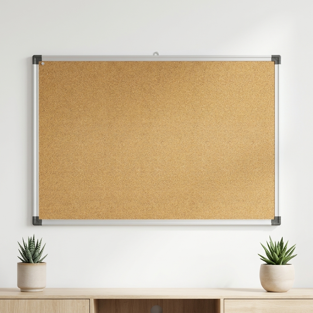 School Classroom Teaching Whiteboard Cork Combo Board Magnetic Memo Notice Board Large Wall Mounted Education Presentation Board