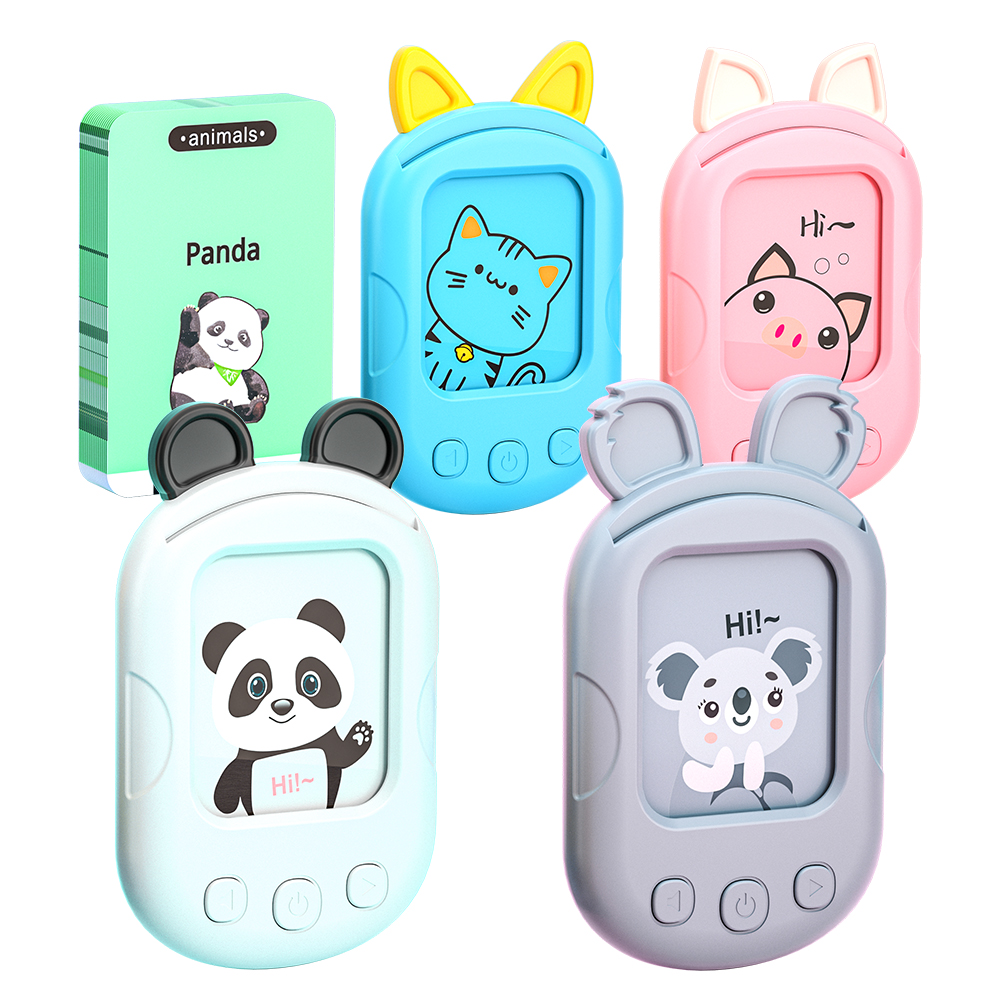 Toddler Educational Flash Card Device Early Learning Cognitive Machine With Sight Words Talking Language Reader Montessori Toy